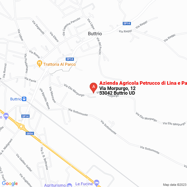 apri la mappa di Azienda Agricola Petrucco di Lina e Paolo Petrucco S.S.
