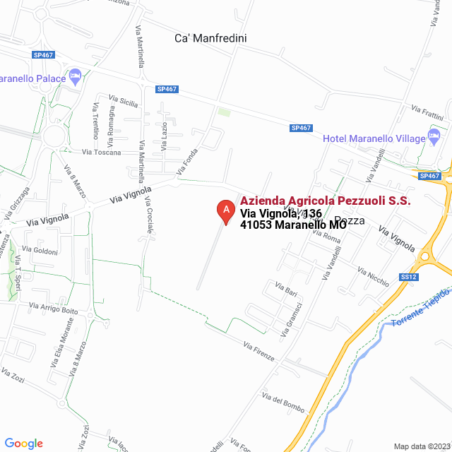 apri la mappa di Azienda Agricola Pezzuoli S.S.