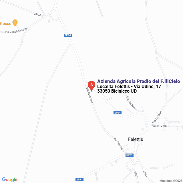 apri la mappa di Azienda Agricola Pradio dei F.lliCielo