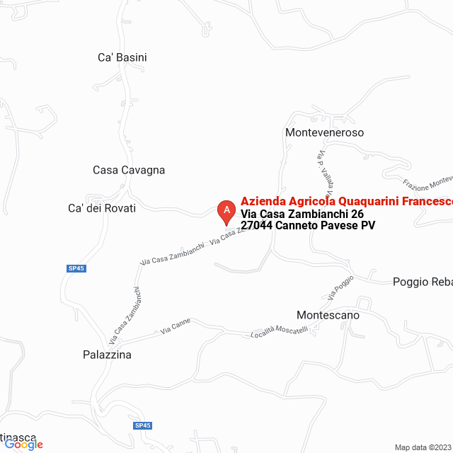 apri la mappa di Azienda Agricola Quaquarini Francesco S.a.s.