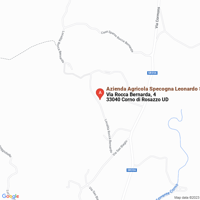apri la mappa di Azienda Agricola Specogna Leonardo S.S