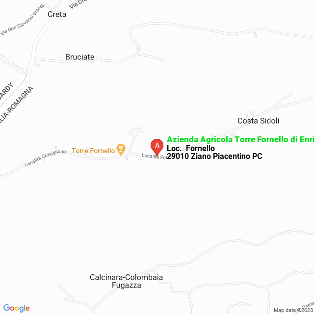 apri la mappa di Azienda Agricola Torre Fornello di Enrico Sgorbati