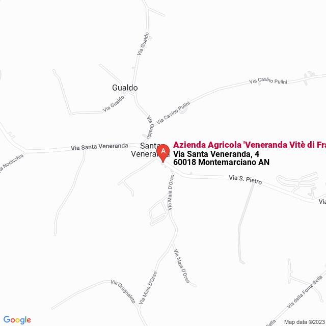 apri la mappa di Azienda Agricola ‘Veneranda Vitè di Franco Sparacciari