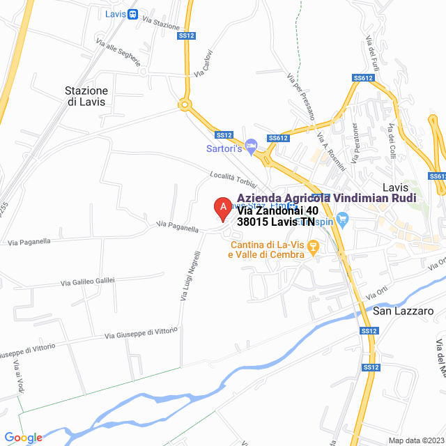 apri la mappa di Azienda Agricola Vindimian Rudi