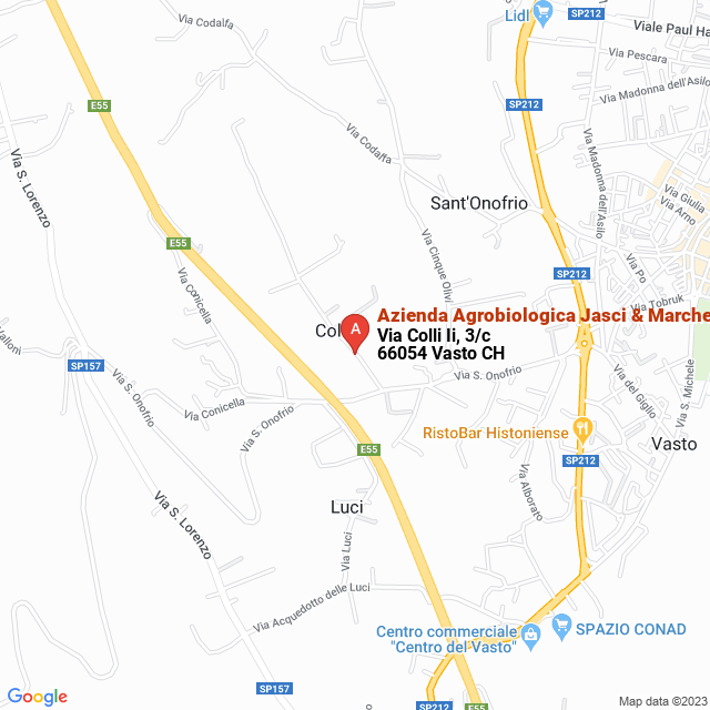 apri la mappa di Azienda Agrobiologica Jasci & Marchesani