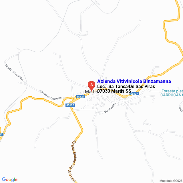 apri la mappa di Azienda Vitivinicola Binzamanna