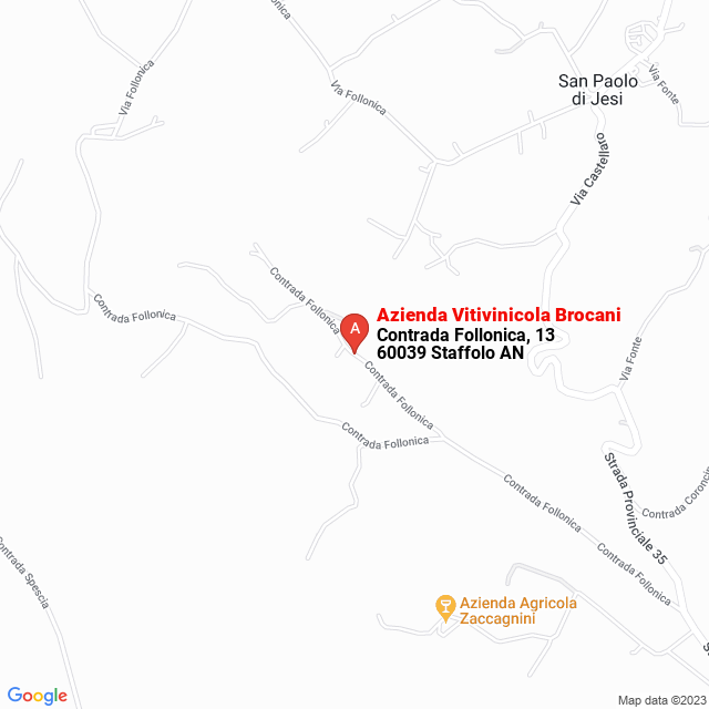 apri la mappa di Azienda Vitivinicola Brocani