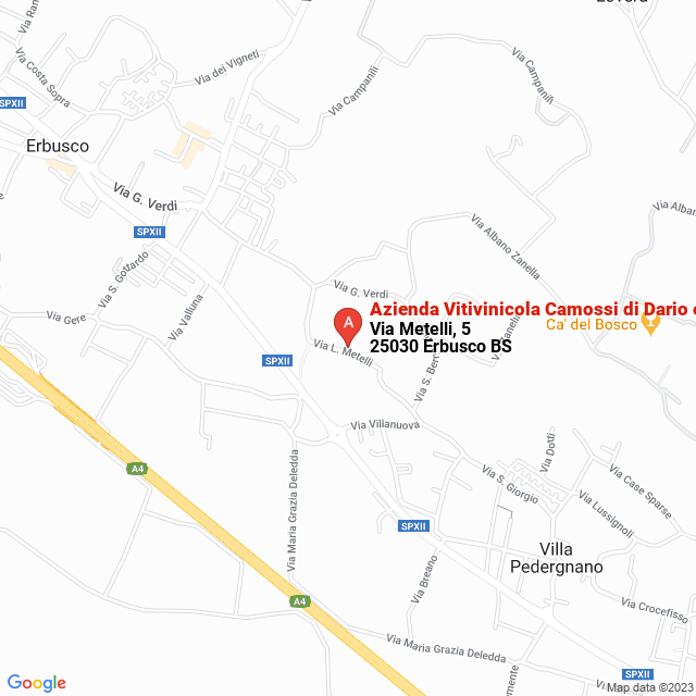 apri la mappa di Azienda Vitivinicola Camossi di Dario e Claudio