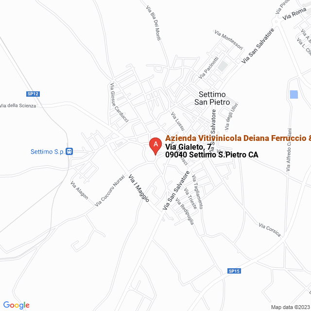 apri la mappa di Azienda Vitivinicola Deiana Ferruccio & C. S.a.s.