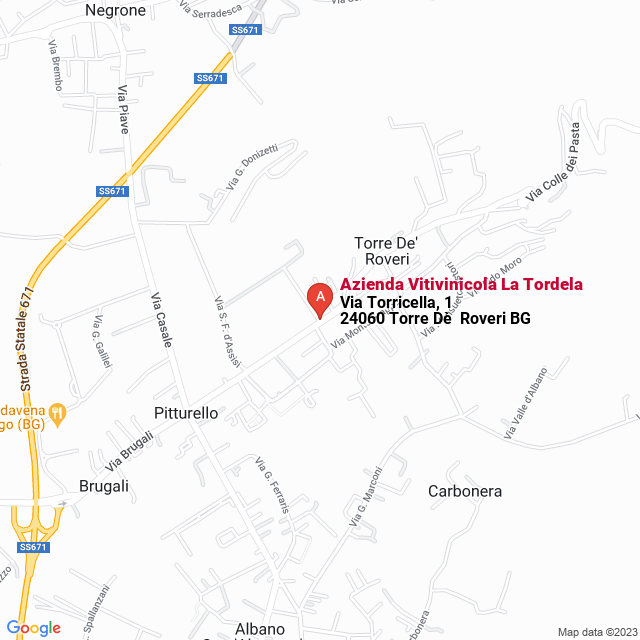 apri la mappa di Azienda Vitivinicola La Tordela