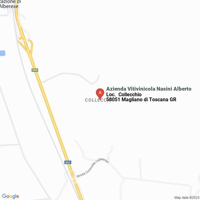 apri la mappa di Azienda Vitivinicola Nasini Alberto