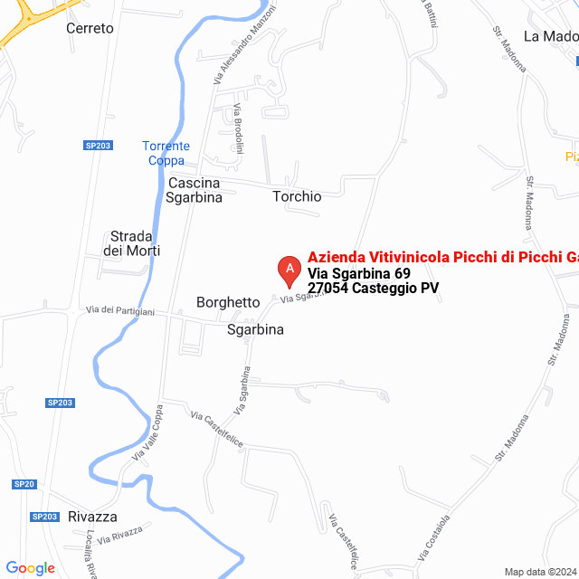 apri la mappa di Azienda Vitivinicola Picchi di Picchi Gabriele & C. S.S. Soc. Agricola