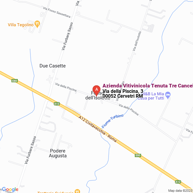 apri la mappa di Azienda Vitivinicola Tenuta Tre Cancelli