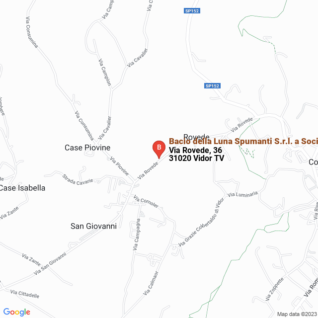 apri la mappa di Bacio della Luna Spumanti S.r.l. a Socio Unico