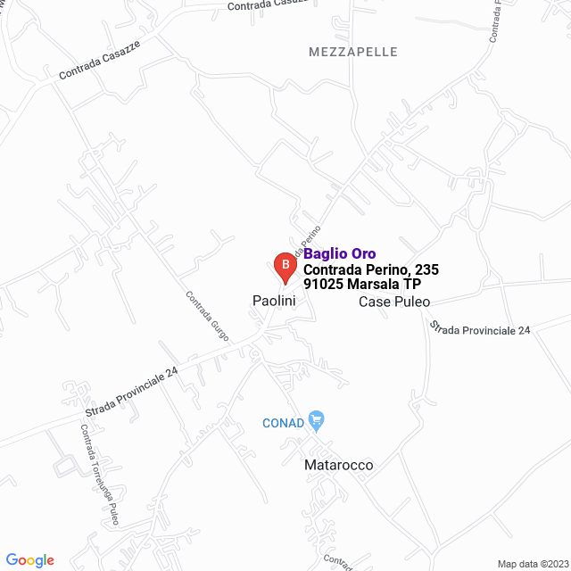 apri la mappa di Baglio Oro