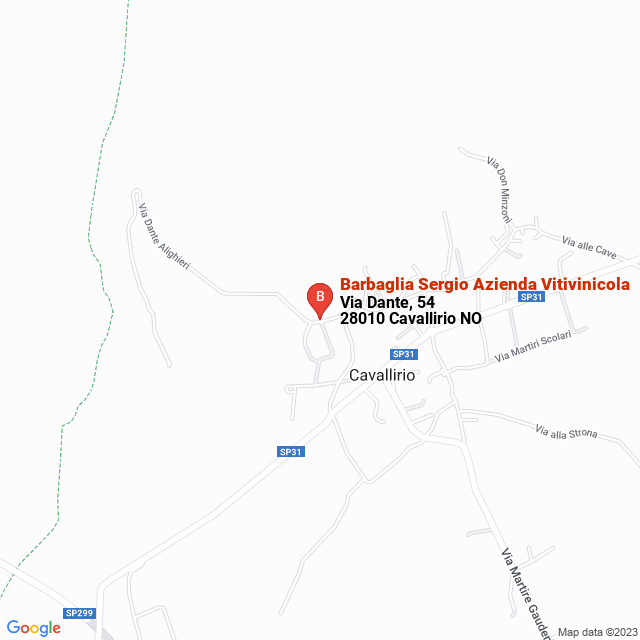 apri la mappa di Barbaglia Sergio Azienda Vitivinicola