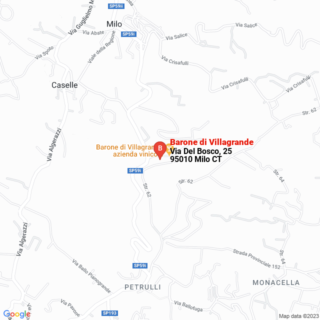 apri la mappa di Barone di Villagrande