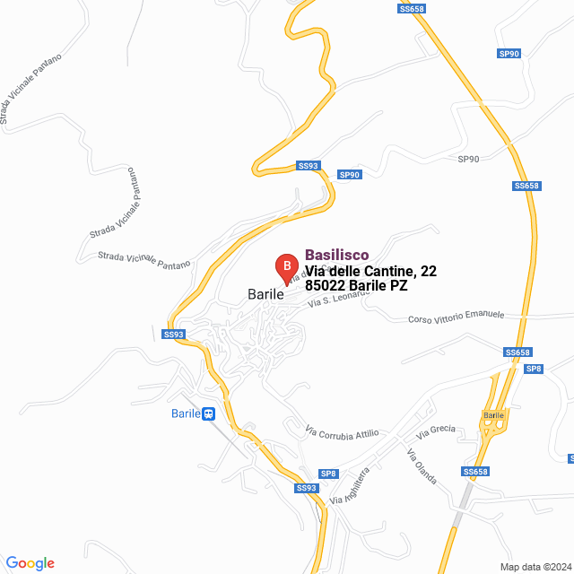 apri la mappa di Basilisco