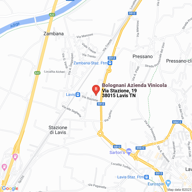 apri la mappa di Bolognani Azienda Vinicola