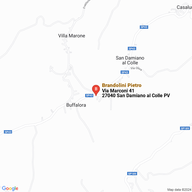 apri la mappa di Brandolini Pietro