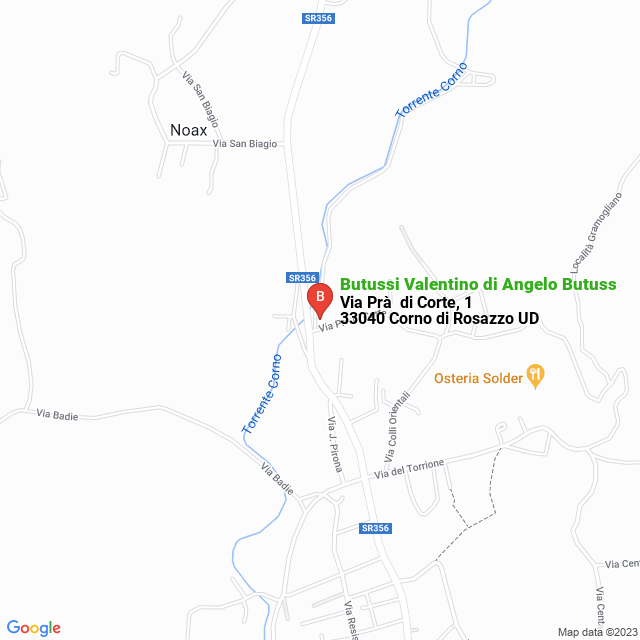 apri la mappa di Butussi Valentino di Angelo Butuss