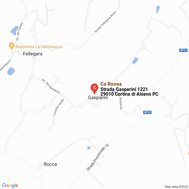 apri la mappa di Ca Rossa