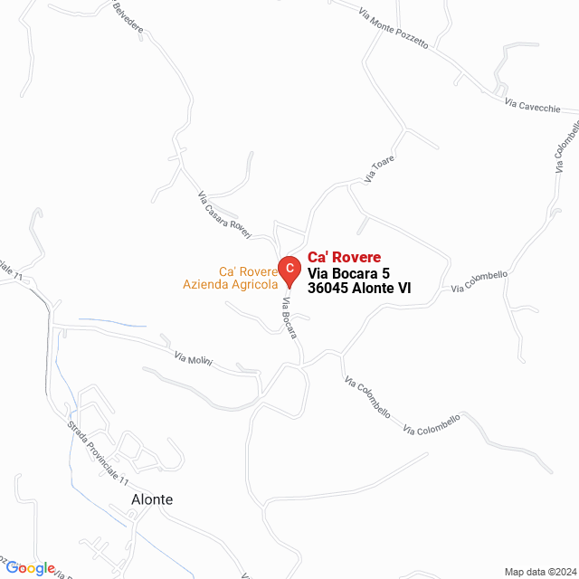 apri la mappa di Ca‘ Rovere