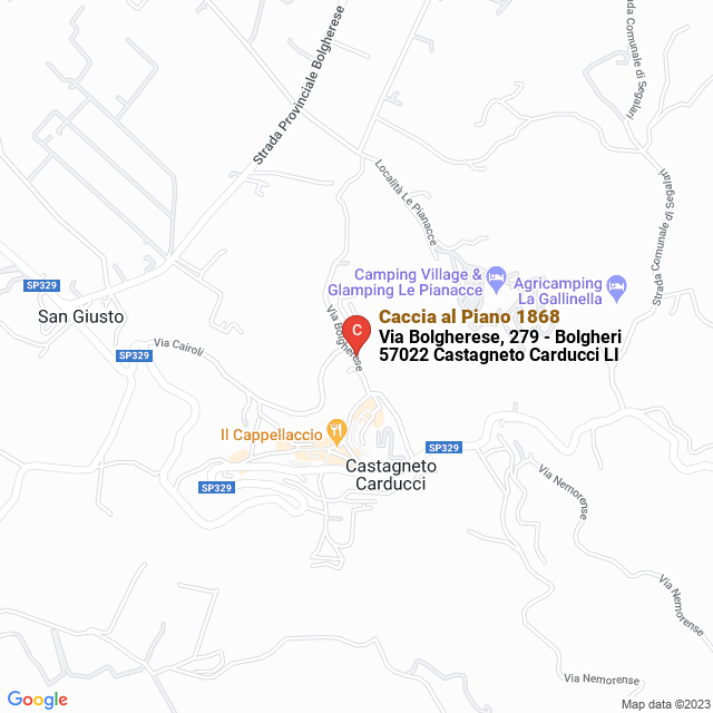 apri la mappa di Caccia al Piano 1868