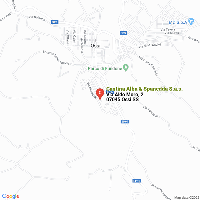 apri la mappa di Cantina Alba & Spanedda S.a.s.