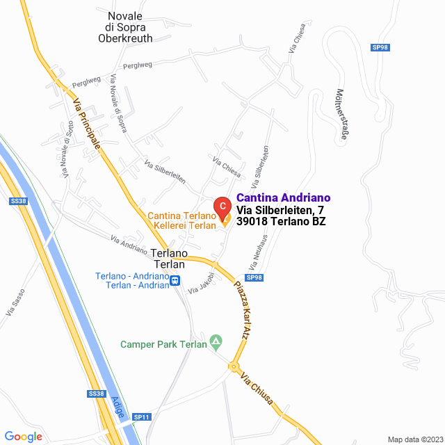 apri la mappa di Cantina Andriano