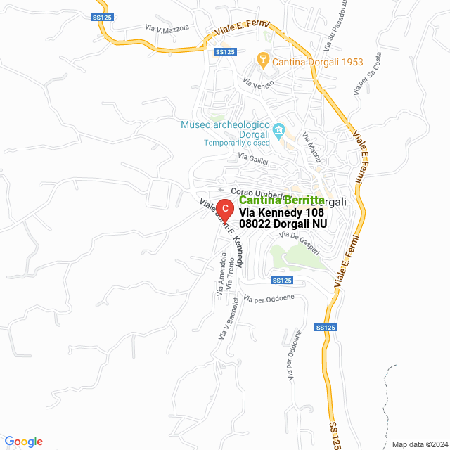 apri la mappa di Cantina Berritta