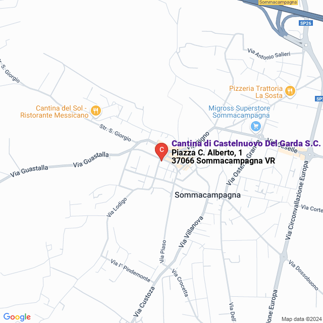 apri la mappa di Cantina di Castelnuovo Del Garda S.C. a r.l.