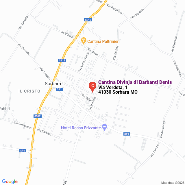 apri la mappa di Cantina Divinja di Barbanti Denis