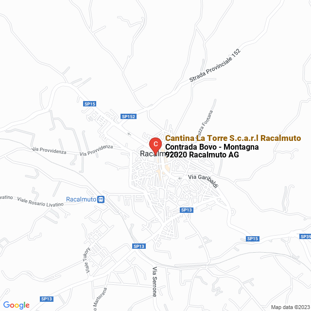 apri la mappa di Cantina La Torre S.c.a.r.l Racalmuto