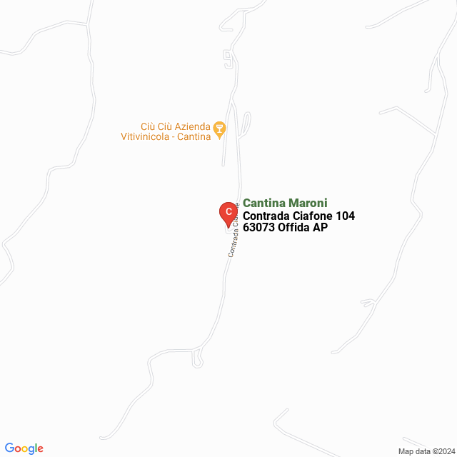 apri la mappa di Cantina Maroni
