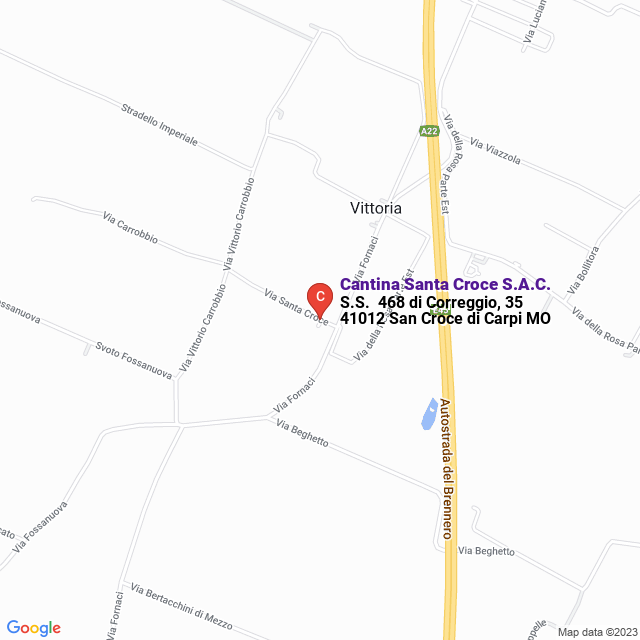 apri la mappa di Cantina Santa Croce S.A.C.