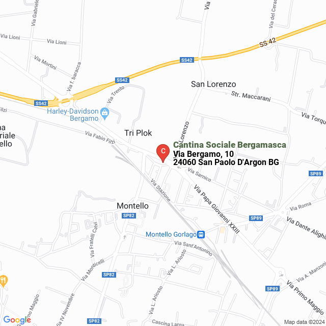 apri la mappa di Cantina Sociale Bergamasca