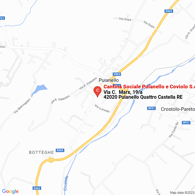 apri la mappa di Cantina Sociale Puianello e Coviolo S.c.a.