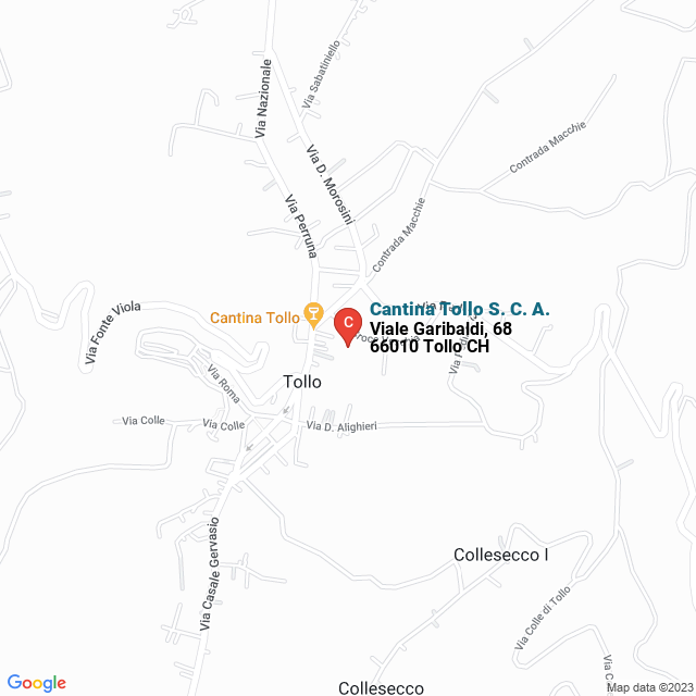 apri la mappa di Cantina Tollo S. C. A.