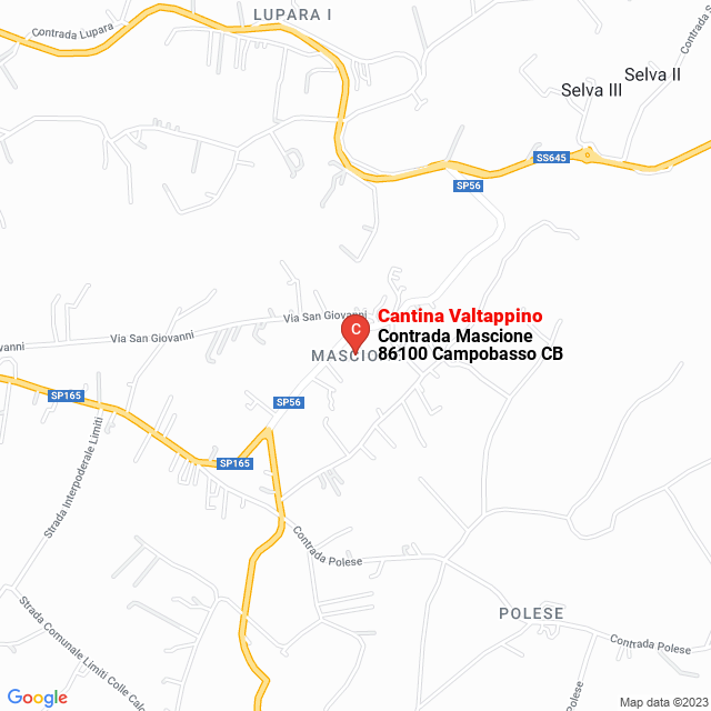 apri la mappa di Cantina Valtappino