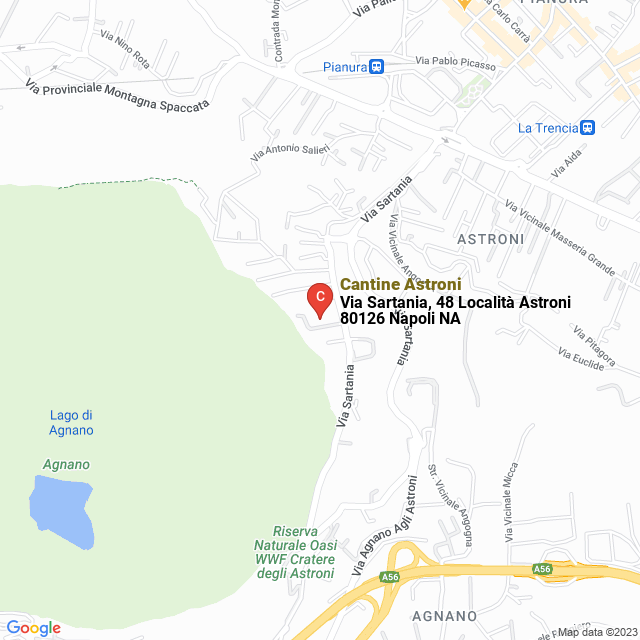 apri la mappa di Cantine Astroni