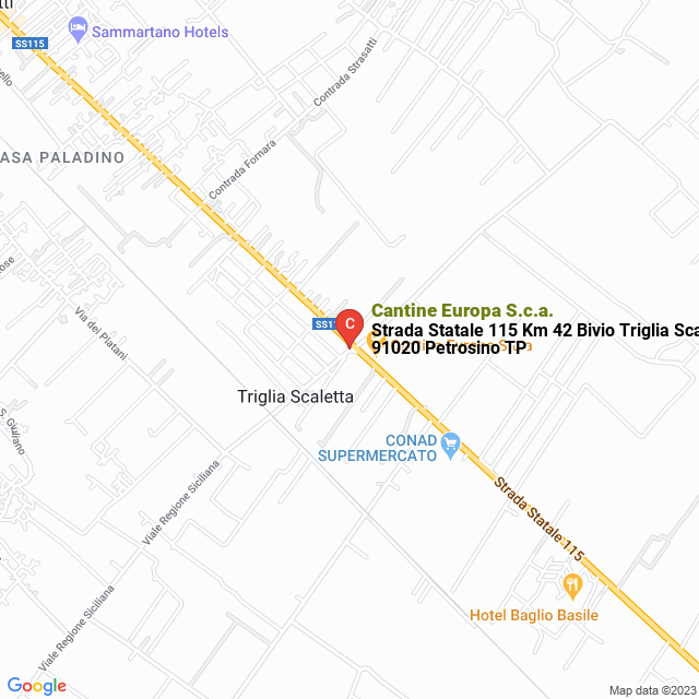 apri la mappa di Cantine Europa S.c.a.