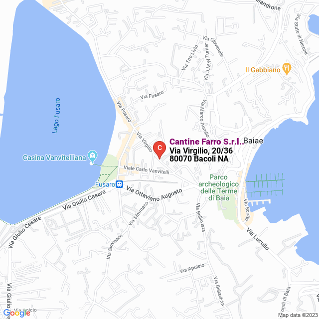 apri la mappa di Cantine Farro S.r.l..