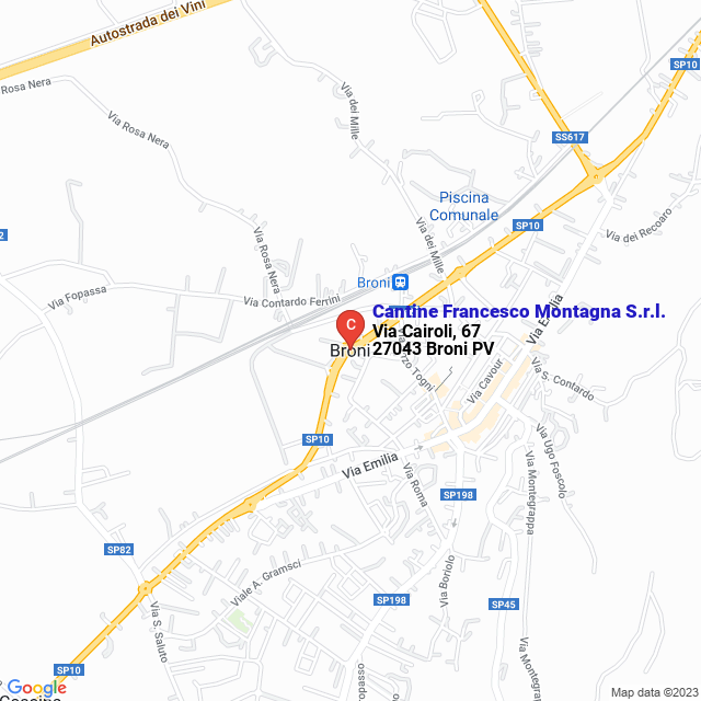 apri la mappa di Cantine Francesco Montagna S.r.l.