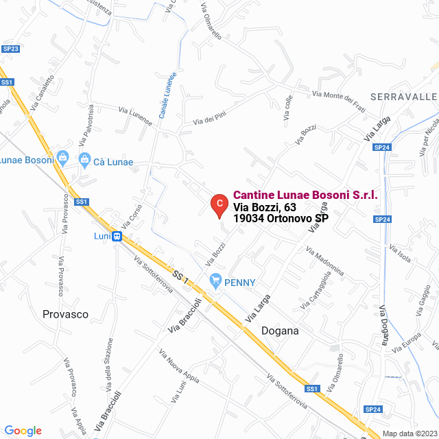 apri la mappa di Cantine Lunae Bosoni S.r.l.