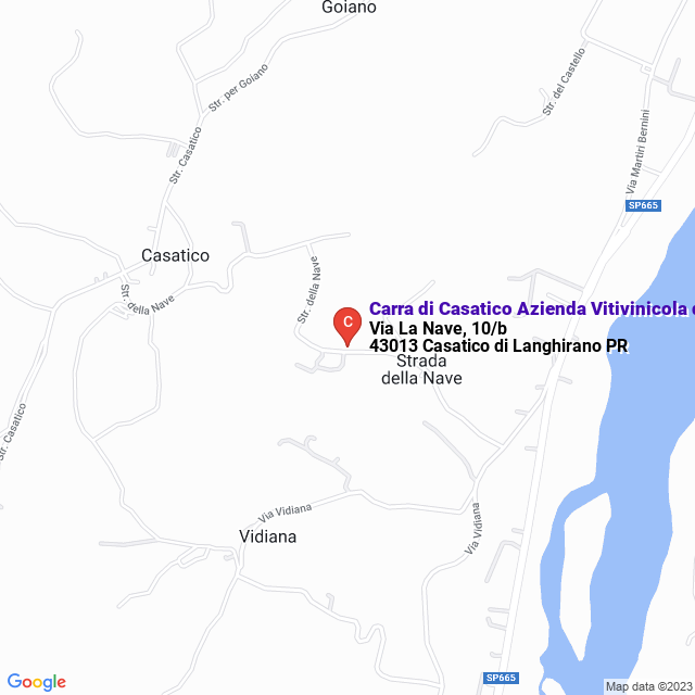 apri la mappa di Carra di Casatico Azienda Vitivinicola di Bonfiglio Carra