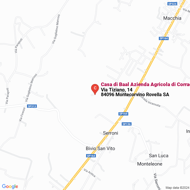 apri la mappa di Casa di Baal Azienda Agricola di Corrado Anna Maria