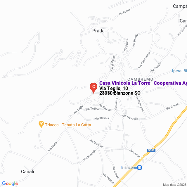 apri la mappa di Casa Vinicola La Torre - Cooperativa Agricola Zanolari