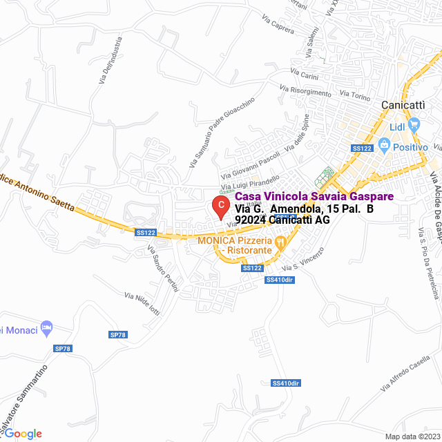 apri la mappa di Casa Vinicola Savaia Gaspare