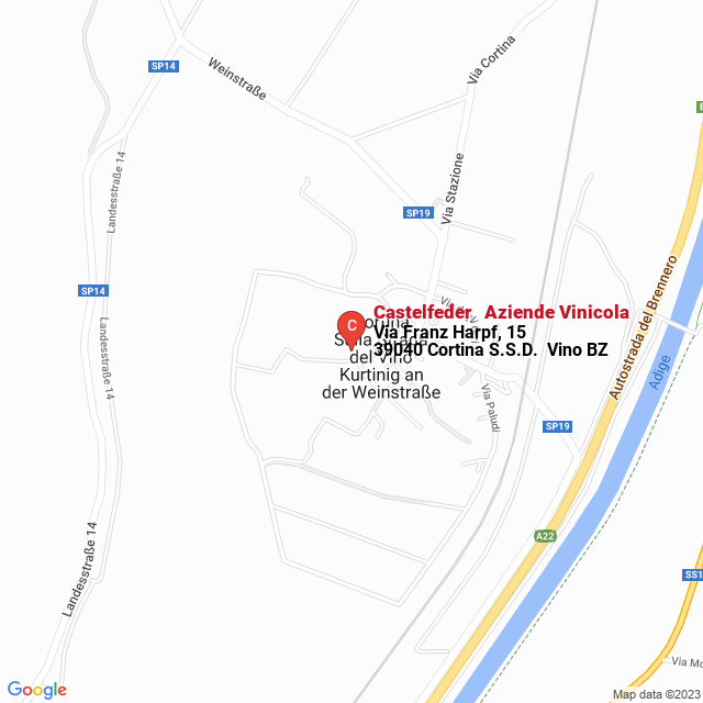 apri la mappa di Castelfeder - Aziende Vinicola